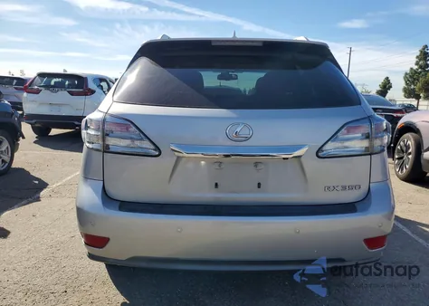 2012 Lexus Rx 350 Base from USA, damaged, VIN 2T2BK1BA2CC139941
